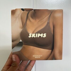 SKIMS Brown Comfort Bra Intimates Sleepwear